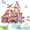 A house made using stick building set