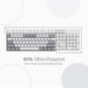 60% ultra compact gaming keyboard features