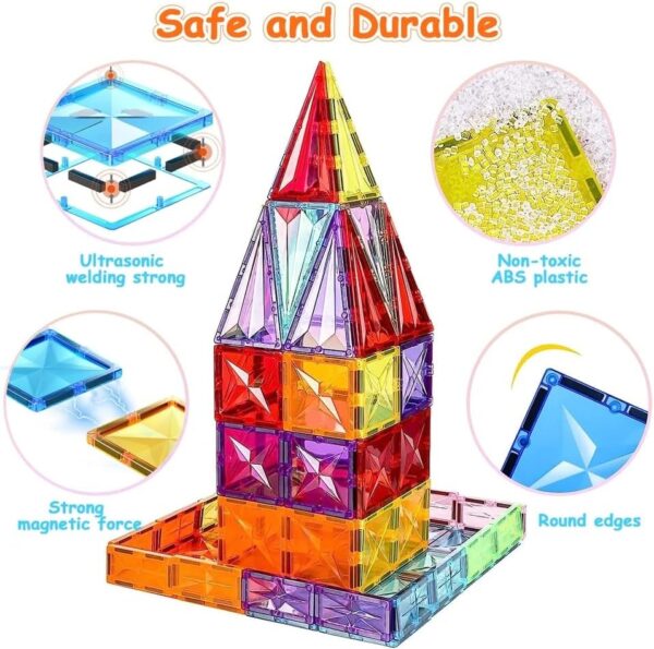 magnetic tiles building blocks features