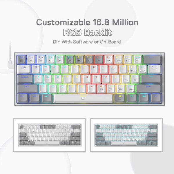gaming keyboard with rgb backlighting wired customizable gaming keyboard