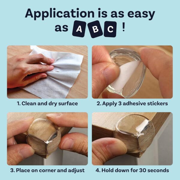 Baby corner protectors application Baby corner protectors application