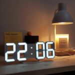 LED display digital wall clock for rooms